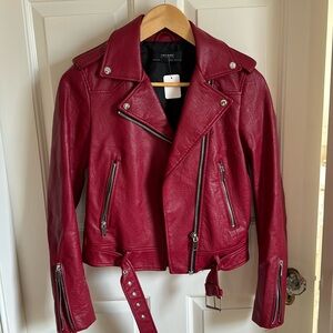Zara Basic faux leather jacket.size xs